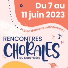 Affiche Rencontres chorales 2023