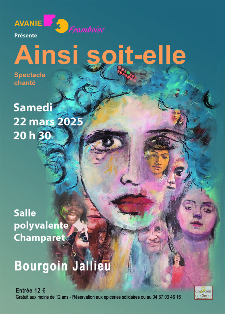 Affiche Concert Ainsi soit-elle Bourgoin