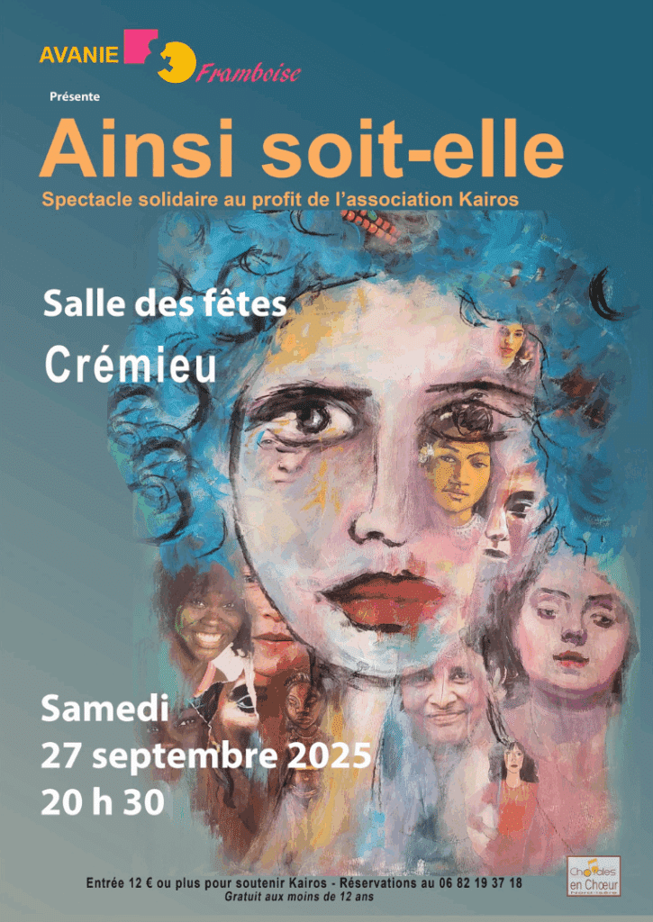 Affiche Concert Ainsi soit-elle Crémieu